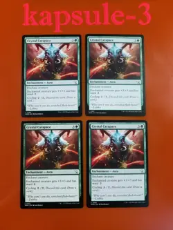 4x Crystal Carapace | March of the Machine | MTG Magic Cards - Image 1