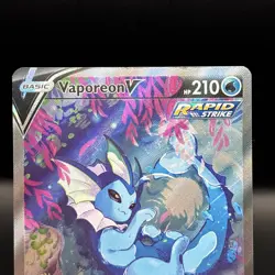 Vaporeon V SWSH181 Black Star Promo Pokemon Sword & Shield Card LP - Image 2