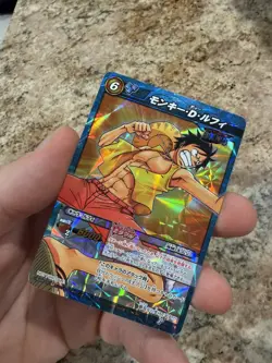 Monkey D Luffy - P OP 16 - One Piece Miracle Battle Carddass Card Japanese - Image 1