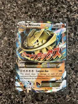 M Steelix EX 68/114 XY Steam Siege Ultra Rare Holo Foil Pokemon Card NM - Image 1