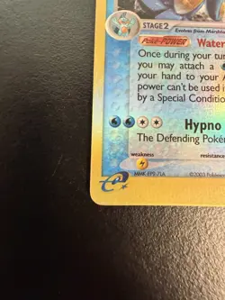 Pokemon TCG Swampert EX Ruby & Sapphire Reverse Holo Rare Card 13/109 LP - Image 4