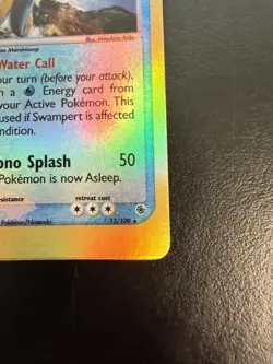 Pokemon TCG Swampert EX Ruby & Sapphire Reverse Holo Rare Card 13/109 LP - Image 5
