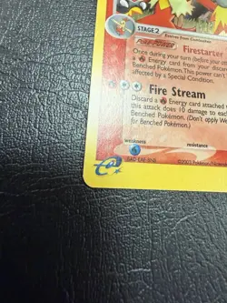 Pokemon TCG Blaziken EX Ruby and Sapphire Holo Rare Card LP 3/109 LP - Image 2