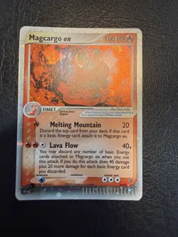 Pokemon TCG Magcargo EX Dragon Holo Card 95/97 Rare NM - Image 1