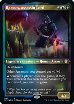 Foil - Ramses, Assassin Lord (Foil Etched) - 61 / NM / English MTG - Image 1