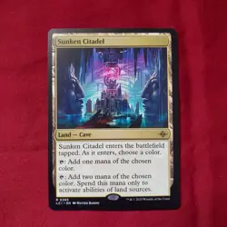 MTG - Sunken Citadel - The Lost Caverns of Ixalan - Regular - Land Cave - Image 1