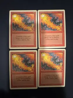 MTG - Magic The Gathering - Red Elemental Blast X 4 - Revised - NP/NM! - Image 1