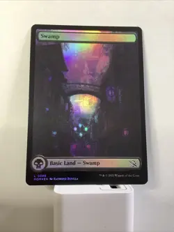 Swamp (Extended Art Foil) - March of the Machine MTG Basic Land 286 - Image 1
