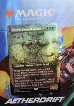 MTG DFT: Aatchik, Emerald Radian (Legendary Creature) Aetherdrift Full Art Foil - Image 1