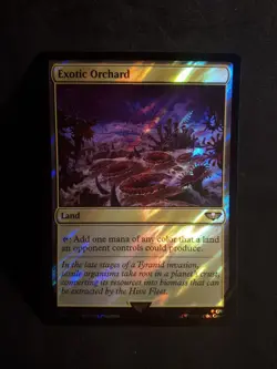 Exotic Orchard SURGE FOIL - Warhammer 40K Tyranid Commander Magic the Gathering - Image 1