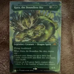 Kura, the Boundless Sky Kamigawa: Neon Dynasty Legendary Creature Green Mythic . - Image 1