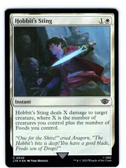 Magic Hobbit's Sting Foil 0020 LTR Lord of the Rings - Image 1