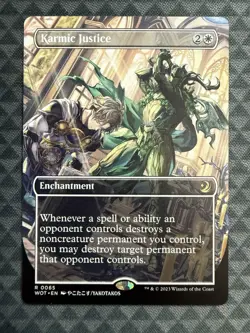 MTG Karmic Justice #0065 Anime Borderless Rare Wilds of Eldraine: ET (WOT) - Image 2