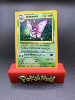 Pokemon 1999 TCG: Venomoth Holo Rare (Jungle Set - Unlimited 13/64 MP) - Image 1
