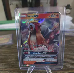 Entei GX - 10/73 (Shining Legends) - Near Mint NM - Pokemon TCG - Image 1