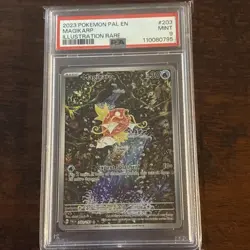 2023 POKEMON PAL EN-PALDEA EVOLVED ILLUSTRATION RARE #203 MAGIKARP PSA 9 - Image 1