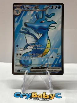 Pokemon Kingdra ex 080/064 Shrouded Fable Scarlet & Violet Ultra Rare Full Art - Image 1