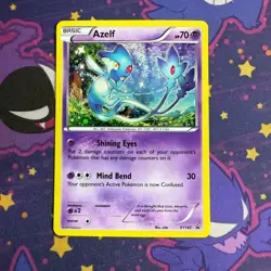 Pokemon TCG Azelf XY142 X and Y Black Star Promo Holo LP - Image 1