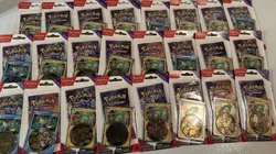 Pokemon TCG SV05 Temporal Forces Lot Of 36x Sleeved Blister Coin Packs - Image 1