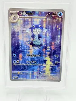Poliwhirl IR #176/165 MEW PSA 9 Mint Pokemon 151 Scarlet & Violet English - Image 2