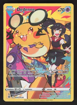 Dedenne TG07/TG30 Pokemon TCG Brilliant Stars Trainer Gallery NM - Image 1