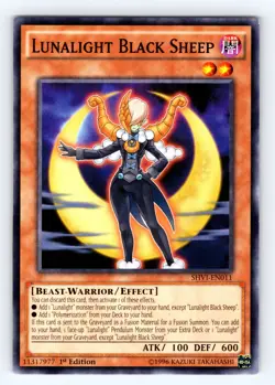 Yugioh Lunalight Black Sheep SHVI-EN011 Common - NM 💎 - Image 1