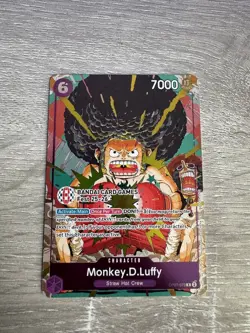 Afro Monkey D Luffy OP07-073 BANDAI Card Games Fest 25-26 Promo One Piece TCG - Image 1