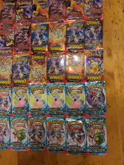 Pokemon Card Lot 36 Booster Packs sealed Destined Rivals Mega Journey Surging Sp - Image 4
