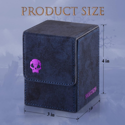 MTG Deck Box for Commander Display,Card Deck Box Fits 150 Double Sleeved Cards, - Image 3