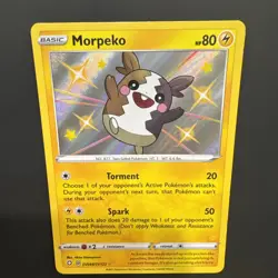 Morpeko SV044/SV122 Shiny Holo Rare Shining Fates: Shiny Vault Pokemon Card - Image 3