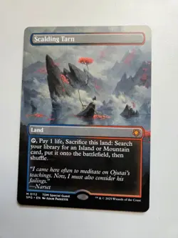 MTG Tarkir: Dragonstorm: Special Guest Scalding Tarn Borderless 0112 NM Regular - Image 1