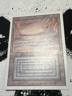 Magic: The Gathering Underground Sea Revised Edition Light Play-See photos! MTG - Image 3