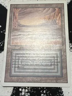 Magic: The Gathering Underground Sea Revised Edition Light Play-See photos! MTG - Image 5