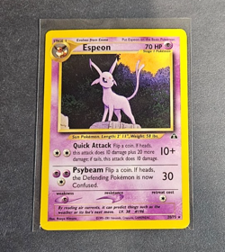 Pokemon Trading Card Espeon 20/75 Neo Discovery Set Rare NM/Mint - Image 1
