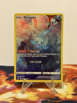 Pokemon TCG Manaphy GG06/GG70 Crown Zenith: Galarian Gallery Full Art Holo NM - Image 2