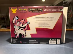 Pokemon Celebrations Dark Sylveon V Box Sealed Open Side - Image 3