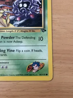 Pokemon TCG Koga's Tangela Gym Challenge 81/132 1st Edition Basic 50 HP English - Image 2