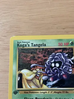 Pokemon TCG Koga's Tangela Gym Challenge 81/132 1st Edition Basic 50 HP English - Image 4