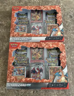 2x Pokemon Trading Card Game: Charizard ex Premium Collection - Image 1