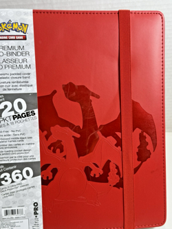 Pokemon Premium Ultra-Pro Binder Red ES Charizard Binder Holds 360 Cards 18-PKT - Image 4