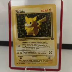 Pokemon TCG 1995 Pikachu Black Star Promo #1 Wizards otc Non Holo Vintage NM - Image 2