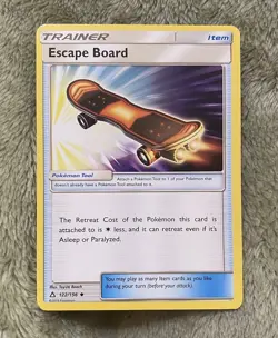 Pokemon TCG - Escape Board 122/156 - Ultra Prism - Uncommon - NM - Image 1