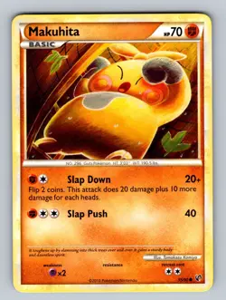 Makuhita 55/90 Common Undaunted NM - LP Pokemon TCG - Image 1