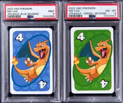 2022 UNO Pokemon Japanese Charizard PSA-Graded Complete Set (4 Different) - Image 2