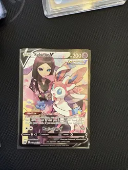 Pokemon TCG Sylveon v TG14/TG30 Swsh09 Trainer Gallery Brilliant Stars - Image 1