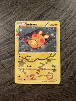 Pokemon Dedenne RC10/RC32 - Holo XY Generations Radiant Collection 2016 - LP - Image 1