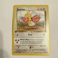 Pokemon TCG Jungle 1st Edition #62/64 Spearow LP+ - Image 1