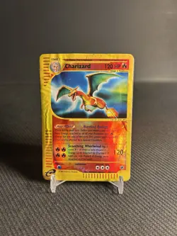 Pokemon TCG Charizard 40/165 Expedition Reverse Holo Damaged - Image 1
