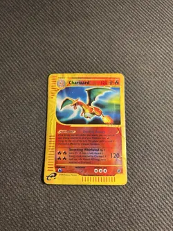 Pokemon TCG Charizard 40/165 Expedition Reverse Holo Damaged - Image 3