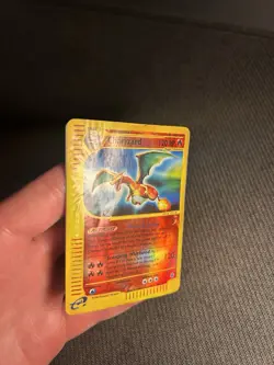 Pokemon TCG Charizard 40/165 Expedition Reverse Holo Damaged - Image 4